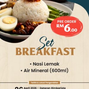 PRE-ORDER-02 : Set Breakfast (AHAD - 26 April 2026 )