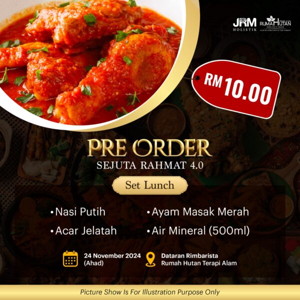 PRE-ORDER : Set Lunch-Makan Tengahari (Ahad - 24 November )