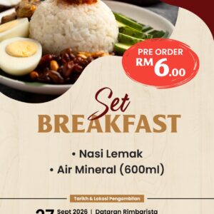 PRE-ORDER-02 : Set Breakfast (AHAD - 27 Sept 2026 )