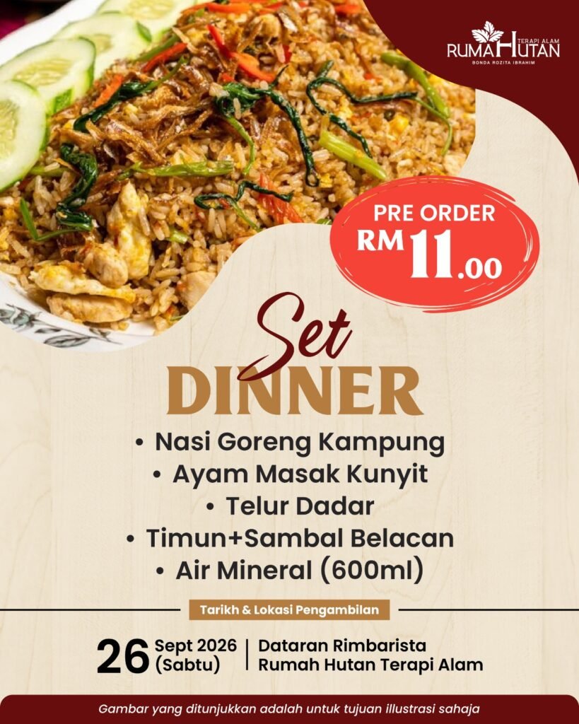PRE-ORDER-01 : Set Dinner - Makan Malam (SABTU - 26 Sept 2026)