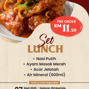 PRE-ORDER-03 : Set Lunch-Makan Tengahari (AHAD - 27 September 2026)